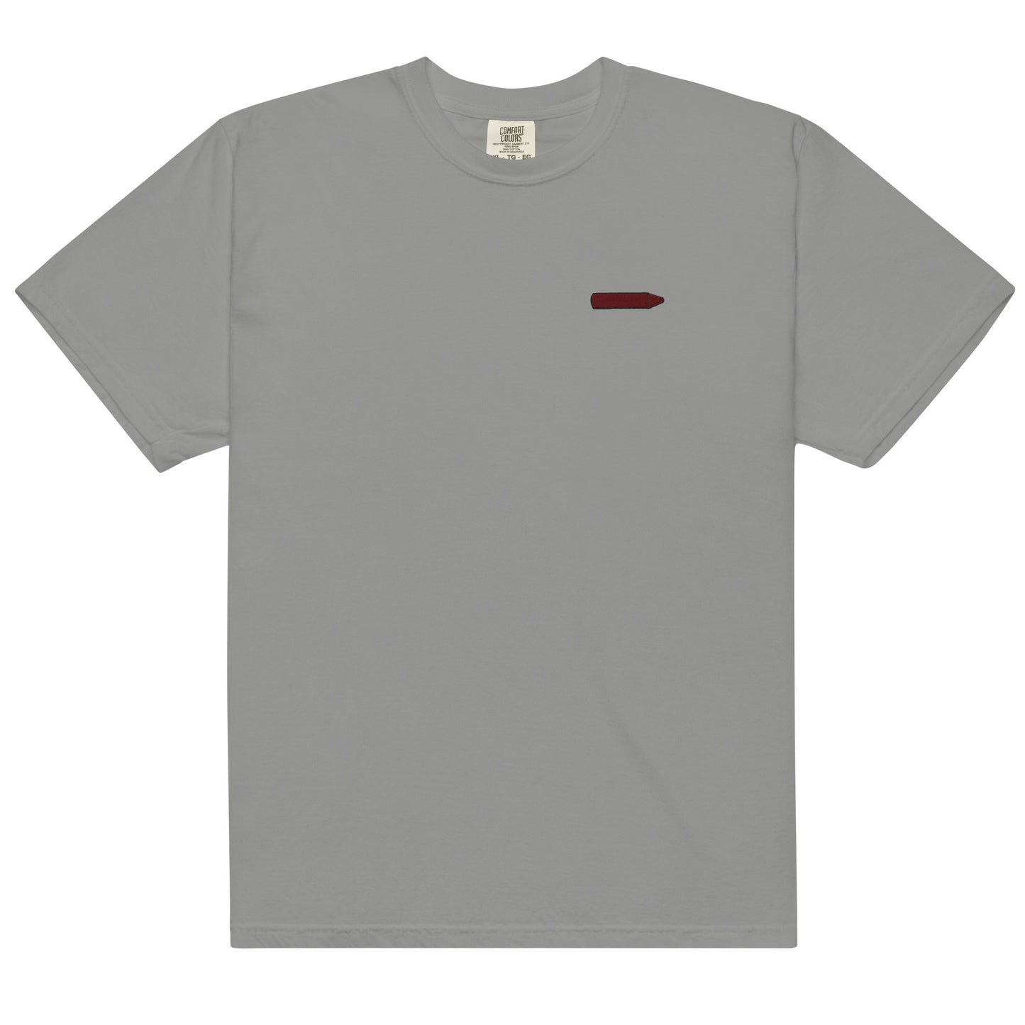 Blood Red Crayon Logo - Men's T-Shirt