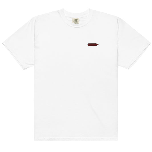 Blood Red Crayon Logo - Men's T-Shirt