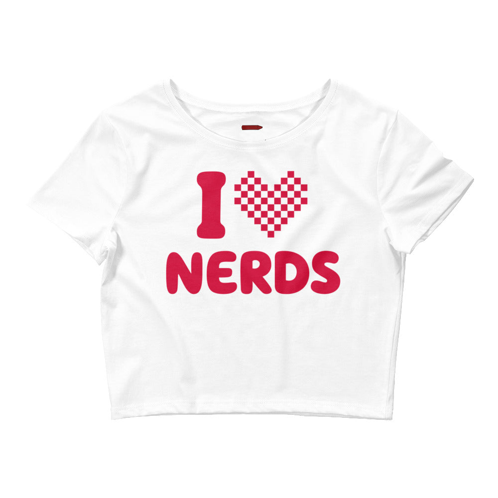 I love nerds - Women’s Crop Tee